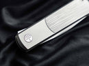 Boker BRLW Folding Knife 2.5" Magnacut Steel Blade Gray Titanium Handle