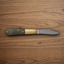Boker Barlow Expedition Folding Knife 2.5" 440C Steel Blade Brown Micarta Handle.
