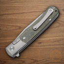 Boker TRPPR Folding Knife 3.25" MagnaCut Steel Blade Green Micarta Handle