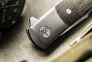 Boker TRPPR Folding Knife 3.25" MagnaCut Steel Blade Green Micarta Handle
