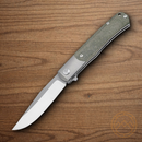 Boker TRPPR Folding Knife 3.25" MagnaCut Steel Blade Green Micarta Handle