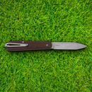 Boker Coffin Folding Knife 3.13 MagnaCut Steel Blade Brown Micarta Handle