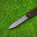 Boker Coffin Folding Knife 3.13 MagnaCut Steel Blade Brown Micarta Handle