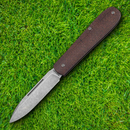 Boker Coffin Folding Knife 3.13 MagnaCut Steel Blade Brown Micarta Handle