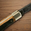 Boker Schloss Burg Trapper Folding Knife O1 Steel Blade Oak Handle.