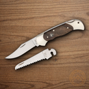 Boker Optima Folding Knife 3.75" 4034 Steel Blade Walnut Handle