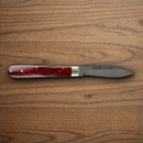 Boker Annual 2020 Folding Knife 3.13" Damascus Steel Blade Curly Birch Handle.