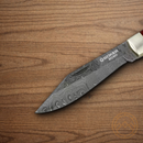 Boker Annual 2020 Folding Knife 3.13" Damascus Steel Blade Curly Birch Handle.