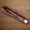Boker Annual 2020 Folding Knife 3.13" Damascus Steel Blade Curly Birch Handle.
