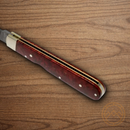 Boker Annual 2020 Folding Knife 3.13" Damascus Steel Blade Curly Birch Handle.