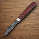 Boker Annual 2020 Folding Knife 3.13" Damascus Steel Blade Curly Birch Handle.