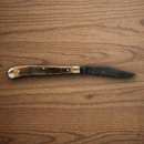Boker Schloss Burg Delicate Folding Knife 01 Steel Blade Oak Handle.