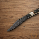 Boker Schloss Burg Delicate Folding Knife 01 Steel Blade Oak Handle.