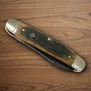 Boker Schloss Burg Club Folding Knife 01 Steel Blade Oak Handle.