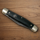 Boker Stockman Folding Knife 3" 01 Steel Blade Black Micarta Handle.