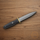 Boker Applegate-Fairbairn Fighting Fixed Knife 6" 440C Steel Blade Black Delrin Handle