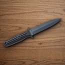 Boker Applegate-Fairbairn Combat Fixed Knife 6" 440C Steel Blade Black Delrin Handle