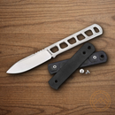 Boker Bff Packlite Fixed Knife 2.5" Magnacut Steel Blade Black Richlite Handle