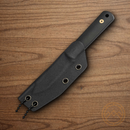 Boker Bff Packlite Fixed Knife 3.13" MagnaCut Steel Blade Black Richlite Handle