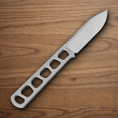 Boker Bff Packlite Fixed Knife 2.63" MagnaCut Steel Blade Skeletonized Stainless Handle