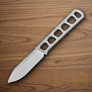 Boker Bff Packlite Fixed Knife 2.63" MagnaCut Steel Blade Skeletonized Stainless Handle