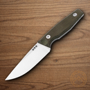 Boker AK4 Fixed Knife 3.88" CPM-3V Carbon Steel Blade Green Micarta Handle