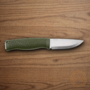 Boker Bronco Mini Fixed Knife 3.5" CPM-3V Carbon Steel Blade Green TPE Handle