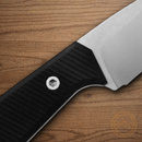 Boker AK1 Fixed Knife 3" N690 Steel Blade Black G10 Handle