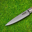 Boker Paring Kitchen Knife 4" Damascus Steel Blade Olive Wood Handle