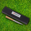 Boker Paring Kitchen Knife 4" Damascus Steel Blade Olive Wood Handle