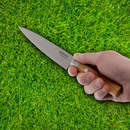 Boker Utility Kitchen Knife 6" Damascus Steel Blade Olive Wood Handle