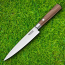 Boker Utility Kitchen Knife 6" Damascus Steel Blade Olive Wood Handle