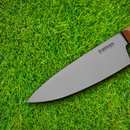 Boker Cottage Craft Chef's Kitchen Knife 6.5" Carbon Steel Blade Plumwood Handle