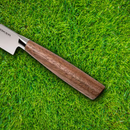 Boker Core Santoku Kitchen Knife 6.5" X50CrMoV15 Steel Blade Walnut Handle