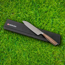 Boker Core Santoku Kitchen Knife 6.5" X50CrMoV15 Steel Blade Walnut Handle