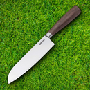 Boker Core Santoku Kitchen Knife 6.5" X50CrMoV15 Steel Blade Walnut Handle