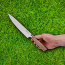 Boker Core Chef's Kitchen Knife 8.13" X50CrMoV15 Steel Blade Walnut Handle.