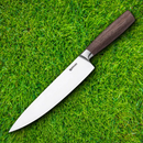 Boker Core Chef's Kitchen Knife 8.13" X50CrMoV15 Steel Blade Walnut Handle.