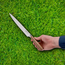 Boker Core Carving Kitchen Knife 8.13" X50CrMoV15 Steel Blade Walnut Handle