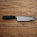 Boker Core Pro Santoku Kitchen Knife 2.75" X50CrMoV15 Steel Blade Black Synthetic Handle