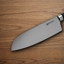 Boker Core Pro Santoku Kitchen Knife 2.75" X50CrMoV15 Steel Blade Black Synthetic Handle