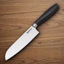 Boker Core Pro Santoku Kitchen Knife 2.75" X50CrMoV15 Steel Blade Black Synthetic Handle