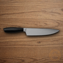 Boker Core Pro Fluted Kitchen Knife 8.13" X50CrMoV15 Steel Blade Black Synthetic Handle