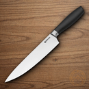Boker Core Pro Fluted Kitchen Knife 8.13" X50CrMoV15 Steel Blade Black Synthetic Handle