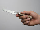 Boker Heritage Vegetable Kitchen Knife 3.5" X50CrMoV15 Steel Blade Walnut Handle.