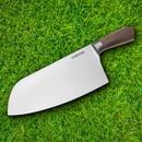 Boker Core Chai Dao Kitchen Knife 7" X50CrMoV15 Steel Blade Walnut Handle.