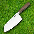 Boker Core Chai Dao Kitchen Knife 7" X50CrMoV15 Steel Blade Walnut Handle.