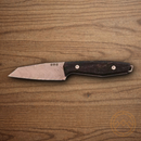 Boker AK1 Fixed Knife 3.13" Damascus Steel Blade Carbon Fiber Handle.