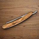 Boker Razor Celebrated Folding Knife 3.5" Carbon Steel Blade Olive Wood Handle.