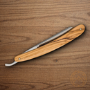 Boker Razor Celebrated Folding Knife 3.5" Carbon Steel Blade Olive Wood Handle.
